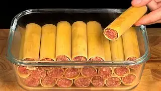 My italian grandma taught me this old pasta recipe 🔝 It will disappear in 1 minute!