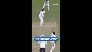 Nitish Kumar Reddy pulls off a flying Superman catch vs England Lions!