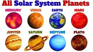 Our Solar System| Learn  Solar System Objects in English | Educational Video|Preschool learning 