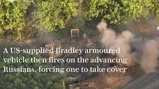 Ukrainian troops pull of cinematic battlefield evacuation