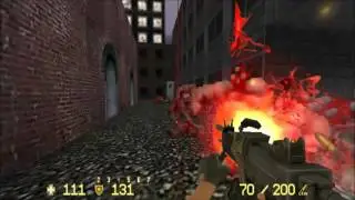 Playing CSDoom: Martian offensive with CSDoom 3 levels