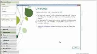 ‪Sage ACT! Tutorial: Getting Started: Setting Up an Account‬