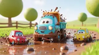 Muddy Toy Truck to the Rescue! 🚛💦 | Fun Nursery Rhymes for Kids