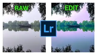 Boat in the river nature photo editing in Lightroom Mobile | Mobile Photography