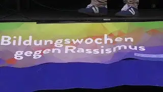 Rapper Amewu in Halle-Saale, Bildungswochen gegen Rassismus,11.M&auml;rz 2019