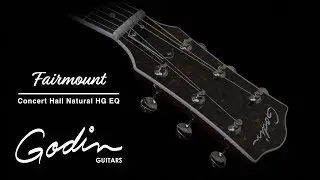 Sonny Caouette avec la nouvelle guitare acoustique Godin Fairmount