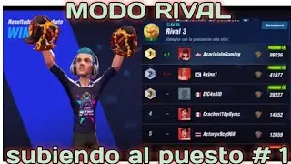 BOXING STAR ganando y subiendo a la posicion numero 1 en el MODO RIVAL LIGA 10