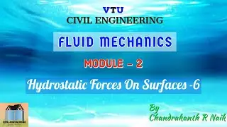 Hydrostatic Forces On Surfaces  - 6 Lock Gates Theory and Problems
