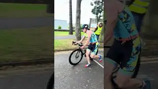 Flying through the dismount 🚀🚴&zwj;♂️ #Triathlon #Multisport #GreatExperiences #shorts