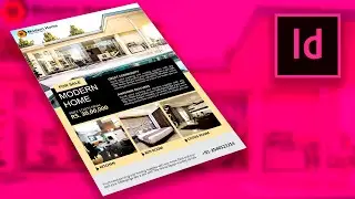 InDesign Tutorial for Real State Brochure Design Step By Step | in Hindi |