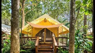 ที่พักเต็นท์สุดหรู กาญจนบุรี | Hintok River Camp at Hellfire Pass - Glamping Resort Thailand 2024