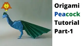 Origami Peacock Tutorial Part-1 (Shubham Mathur)