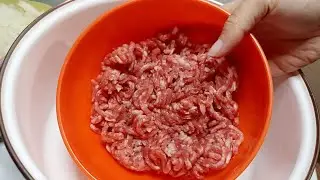 Kuvano jelo od mlevenog mesa, jako ukusan ručak, brzi recept
