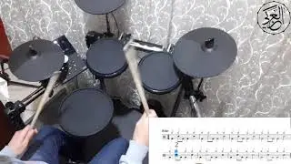 Free Beginner Drum Lessons - Rock Drum Beats _ Part #3