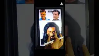 Animal 👹 Movie Digital Art 🎨 | Anil And Ranbir Kapoor Art #shorts #animal #bollywood #art