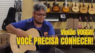 Viol&atilde;o VOGGA  Cordas Nylon Cl&aacute;ssico Cutaway El&eacute;trico - VCE 310