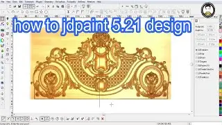 how to jdpaint 5. 21 design ll cnc router machine -  বাংলা ভিডিও  Bangla  tutorial apon.com
