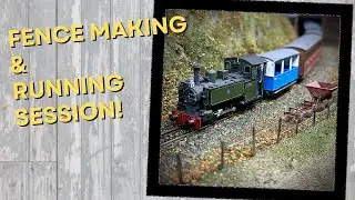 009 Сеанс бега по узкоколейке! (и изготовление забора)