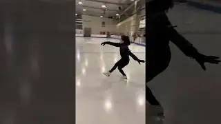 Lily Bakhtiari Working on turns and edge work.