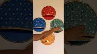 Cardboard using Diwali Diya Stand Making #shorts #diy #craft #decor #Diwali #festival #youtubeshorts