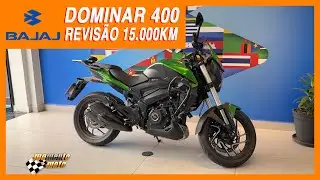 Revisão  de 15 mil da Bajaj Dominar 400