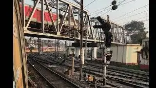 Famous Railway track crossing in different direction