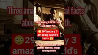 😳29/January 3 Amazing 🌎 World History Facts 😱 #shorts #viral #trending #history #facts