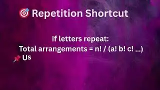 Permutation & Combination Tricks part 3 | Ranking, Repetition & Seating | Class 11 Maths