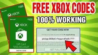 Real Xbox Free Gift Cards Codes 2024 | $100 Xbox Gift Card Code Redeem.