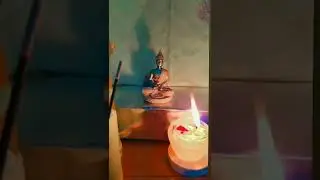 Buddha ||The Lord of Peace || DIY floating candles and background Decoration ||#feel #peace