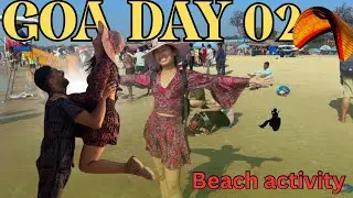 First Time Parasailing, 🪂 Jet Ski⛷️& Banana Ride 😍 || गोवा मैं आज beach 🏖️ पे की मस्ती 😜
