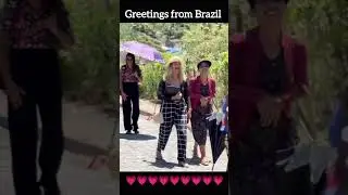 our beautiful sisters from Brazil out in the ministry preaching the good news🥰🥰