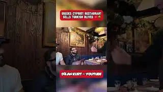 В греческом кипрском ресторане продают турецкие оливки #dilankurt #tucotokkos #turkishcypriot #gr...