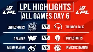 LPL Highlights ALL GAMES Week 6 Day 6 | LPL 2025 Split 3