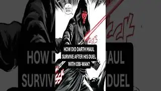 How did Darth Maul Survive after his Duel with Obi-Wan?