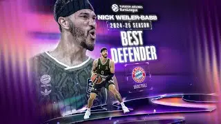 Nick Weiler-Babb | 2024&ndash;25 EuroLeague Best Defender | Defensive Dominance