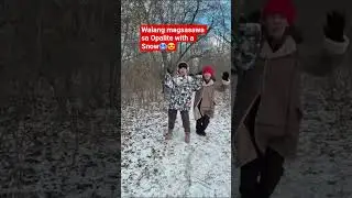 Opalite with a Snow🥶 ||Monchin #viral #hungary #dance #shorts #trend