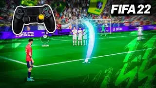 FIFA 22 - TUTORIAL DE COMO BATER FALTAS - A MELHOR BATIDA DO JOGO, APRENDA AGORA! (PS4/5, XBOX e PC)