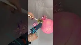 DIY BIG Round Lollipop Candy Land Decoration | The Fake Bake Diaries #partydecor #holidaydecor