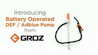 GROZ Battery Operated DEF/ Adblue Pump (BOP/50)