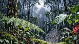 🔴 Live 🌧️ Rain Forest Night Sounds For Deep Sleep Relaxation, Peaceful Rest Throughout The Night