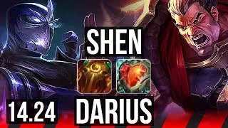 SHEN vs DARIUS (TOP) | NA Grandmaster | 14.24