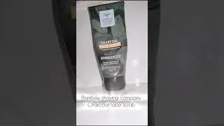 Bombay shaving company charcoal face scrub review ✅#viral #skincare #youtubeshorts #skincareroutine