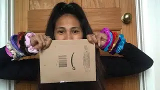 40 SCRUNCHIES UNBOXING BOX + TUTORIALS HOW TO USED IT! | MEJOY GREEN