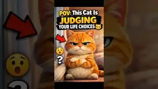 POV: This Cat Is Judging Your Life Choices 😼#shorts #viralvideo #cuteanimals #fyp
