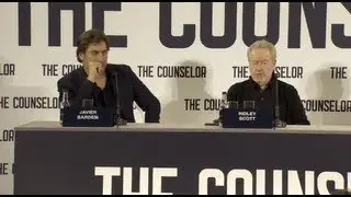 The Counselor: Director Ridley Scott & Javier Bardem London Press Conference Part 3 of 5| ScreenSlam