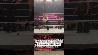 POV: John Cena joins the FINAL BOSS‼️ | What a HEEL Turn!!!