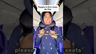 First Class VS Economy Class 😭 #viralshort #real