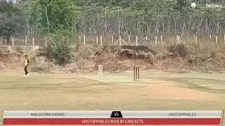 Hailstorm Hawks vs Unstoppables live cricket match | Cricket Championship ED-20 live - SCC Green Gra