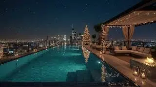 Rooftop Holiday Jazz x Deep Chill | Smooth Lounge Mix by the Poolside 